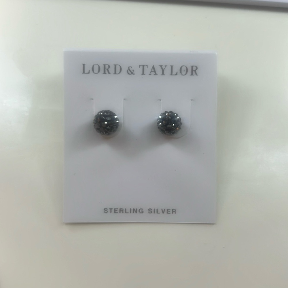 Lord & Taylor Sterling Silver Earrings